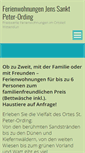 Mobile Screenshot of jens.stpeter-urlaub.de